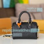 Replica L--V Speedy Bandoulière 20 Black Handbag M58953  